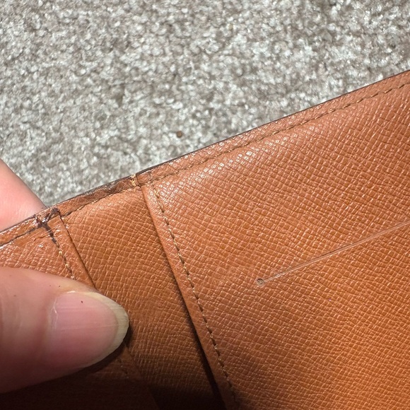 Auth LOUIS VUITTON  Monogram Agenda Poche Notebook Cover Brown - Picture 7 of 10